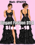8 COLORS✨ (SIZE 2-18) ✨ Elegant Fashion✨  EF163174