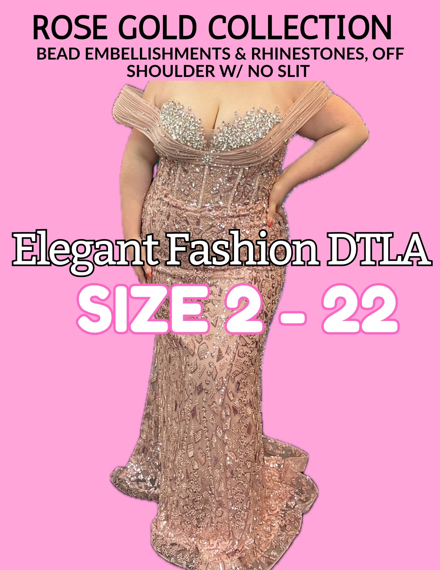 ✨ Elegant Fashion✨ ROSE GOLD